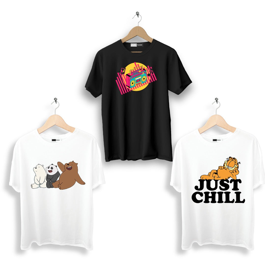 Bear Trio Tee X  Beats X Chill Tee