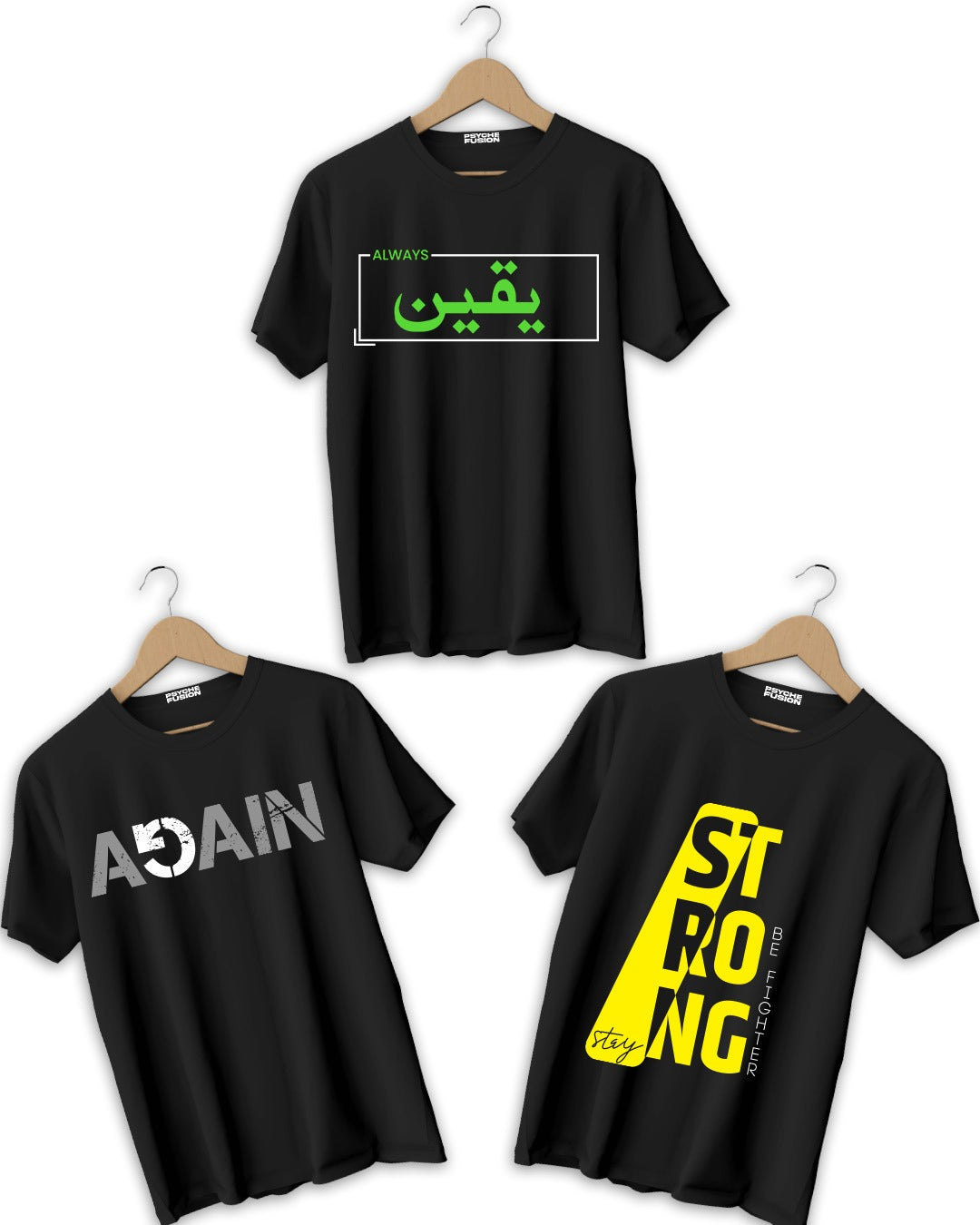 StrongTee Spirit x AgainTee x Believe Tee